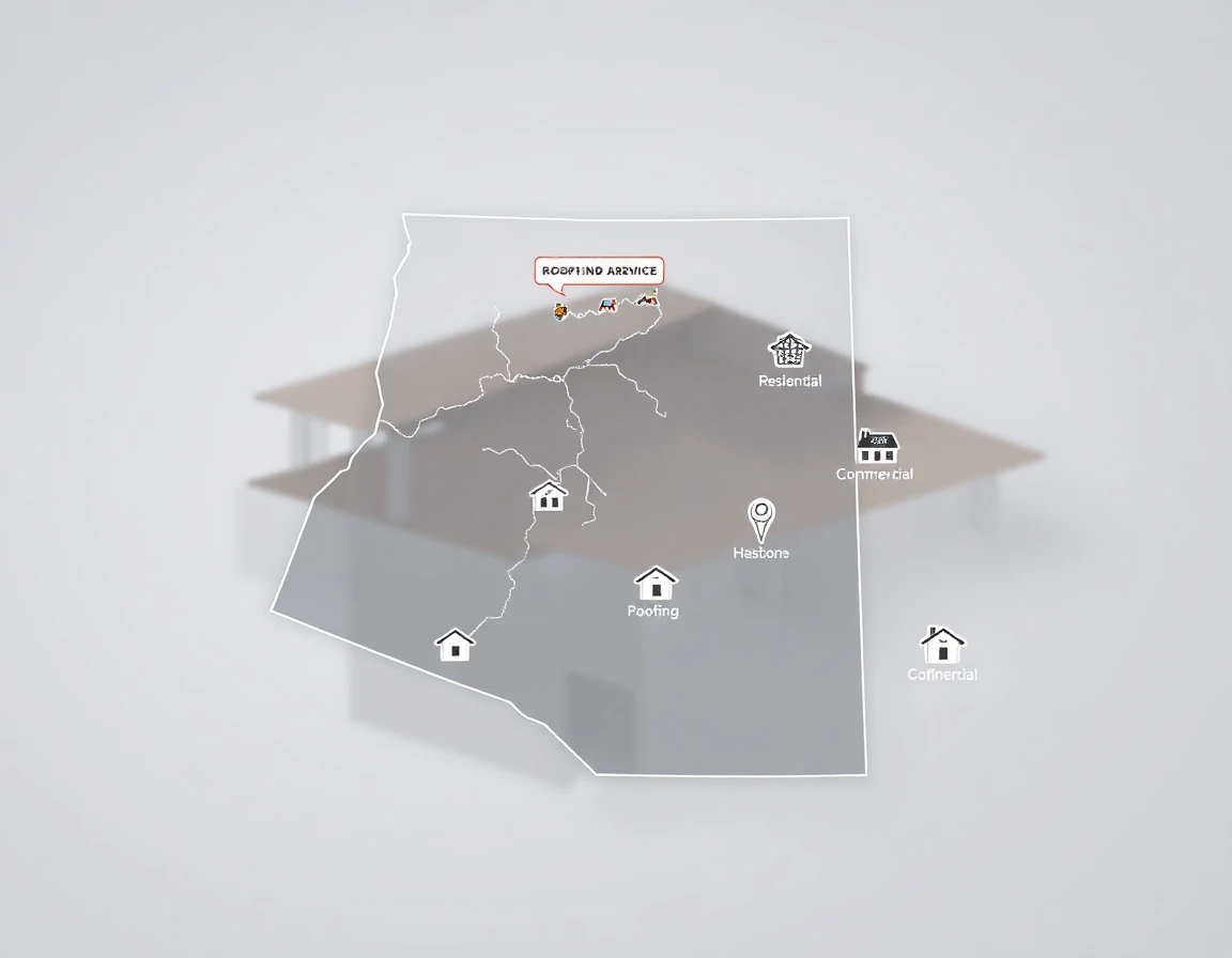 Roofing Service Areas Map