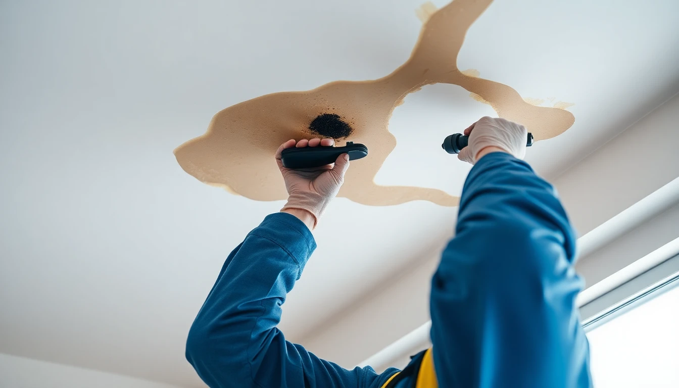 Ceiling Water Damage Repair